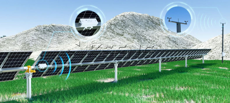 Einachsiges Solar-Tracking-System