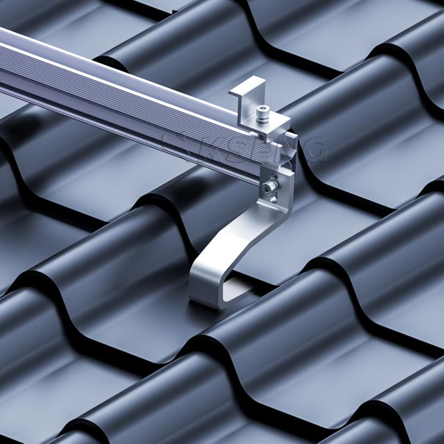 Großhandel SUS304 Edelstahl Einfache Installation Fliesendachhaken für Solarmontagesystem