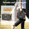 Solargenerator Tragbares Kraftwerk 1000W Outdoor Camping Lithiumbatterie Solar Power Bank Aufladen
