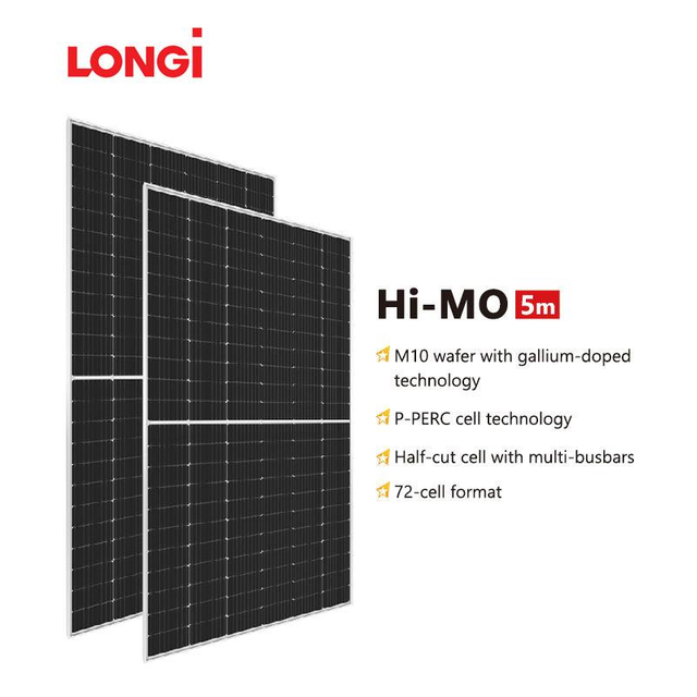 Großhandel Longi 144 Halbzellen-PV-Solarstrommodul Einzelglas 540W 545W 550W Mono-Solarmodule