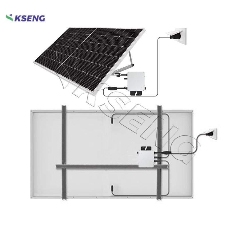 Kseng 1-in-1 wasserdichter IP67-Solar-Grid-Tie-Mikro-Wechselrichter 400 W