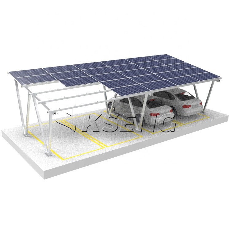 Solar-Parkplatz aus Aluminium, PV-Carport