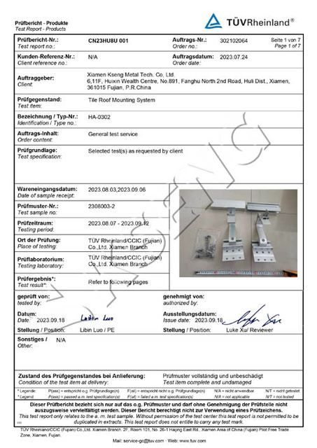 TÜV R066+HA-0302 SCHIENE+HAKEN