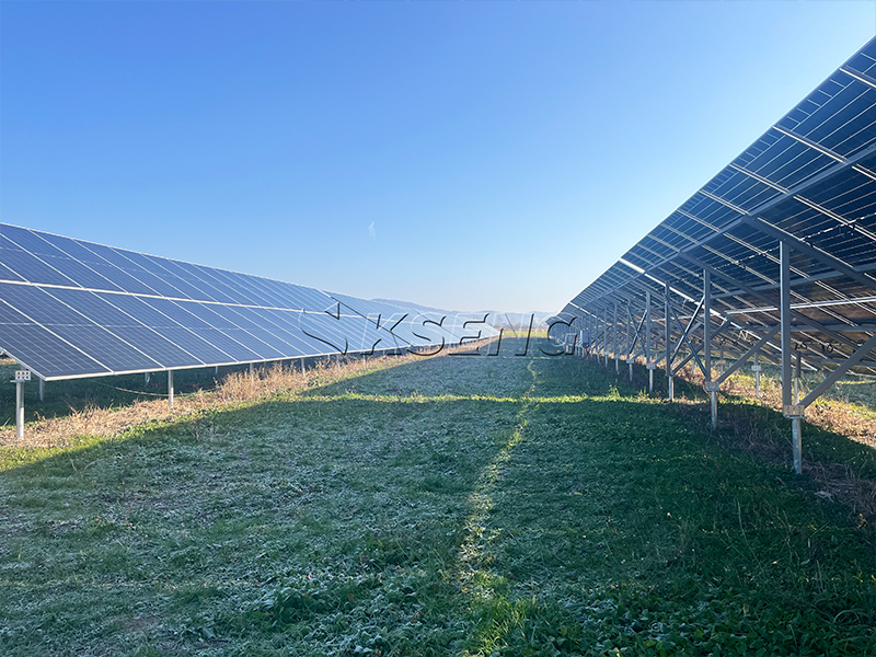 650-kW-Solarpark in Deutschland mit dem KS-Ground S-Montagesystem von Kseng erfolgreich angeschlossen