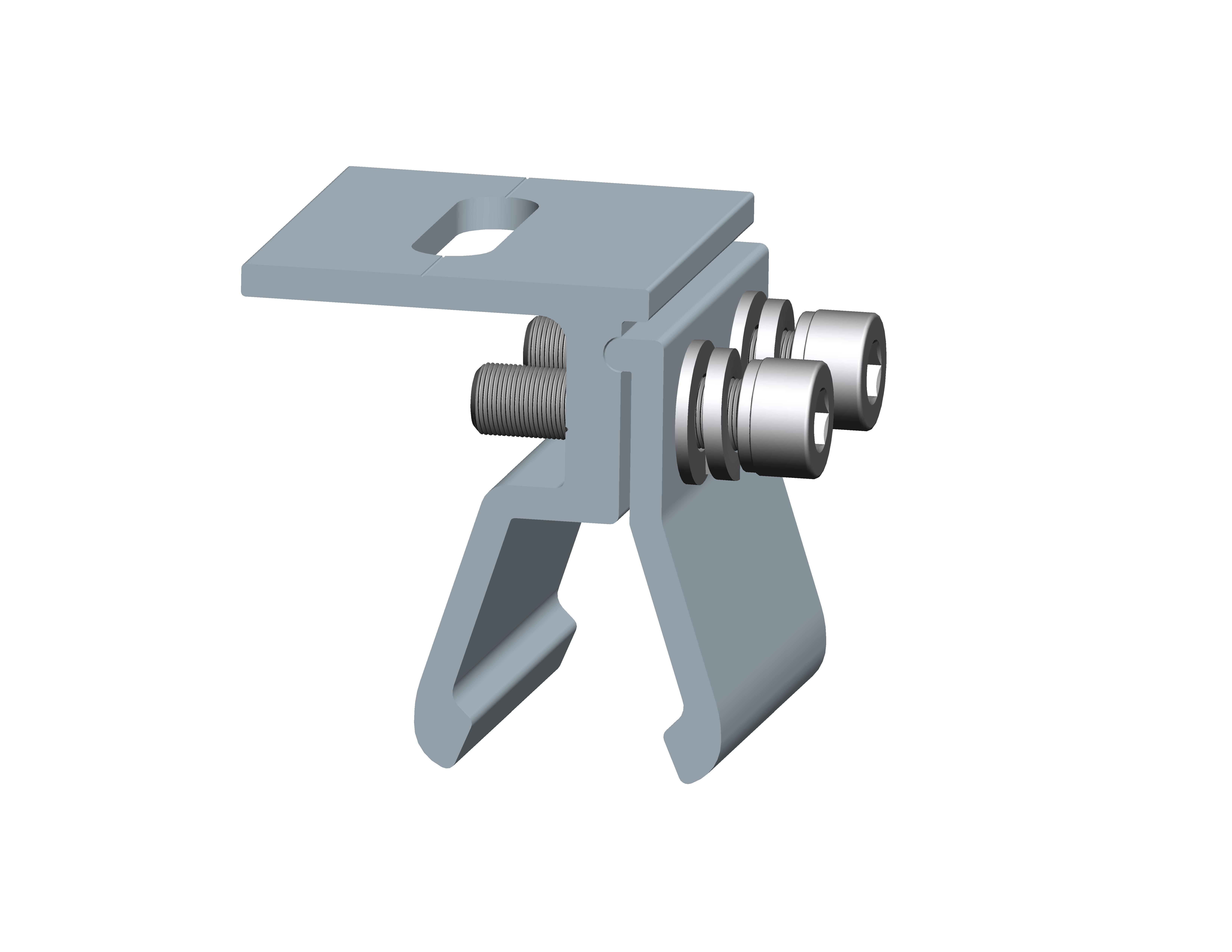 Solardachklemme aus Aluminiumlegierung f&uuml;r die Montage von Solarmodulen