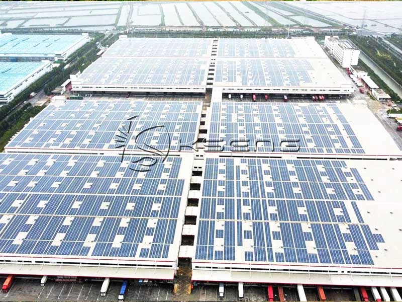 China Shangdong Solardach-Montagesystem 18 MW