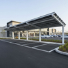 Wasserdichter Einzel-Freitragender Solar-Carport aus Kohlenstoffstahl