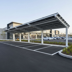 Wasserdichter Einzel-Freitragender Solar-Carport aus Kohlenstoffstahl