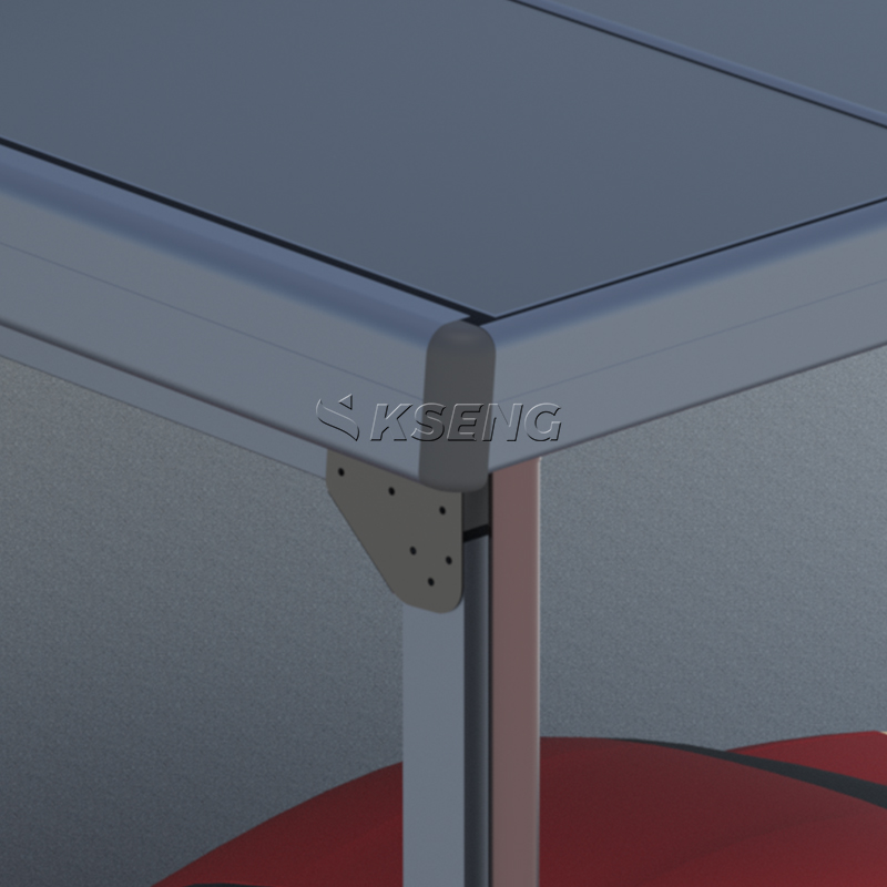 Wandmontierter Solar-Carport aus Aluminium