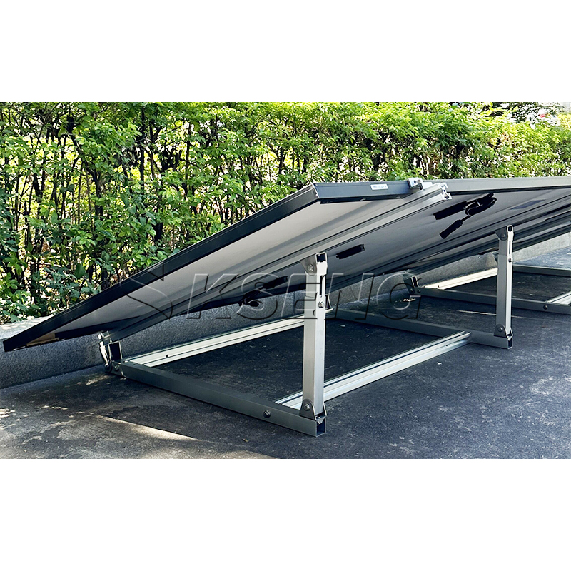 Einfache Solarpanel-Montagehalterungssätze mit einstellbarem Winkel für die Balkonwand
