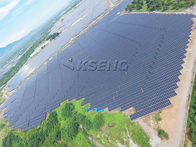 Kseng-Aluminium-Freifl&auml;chensystem versorgt 25-MW-Solarpark auf den Philippinen mit Strom