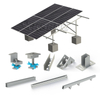 Bodenmontiertes Rack-Kit f&uuml;r Solarmodule aus Kohlenstoffstahl