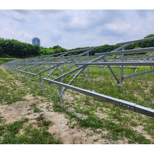 Bodenmontiertes Rack-Kit f&uuml;r Solarmodule aus Kohlenstoffstahl