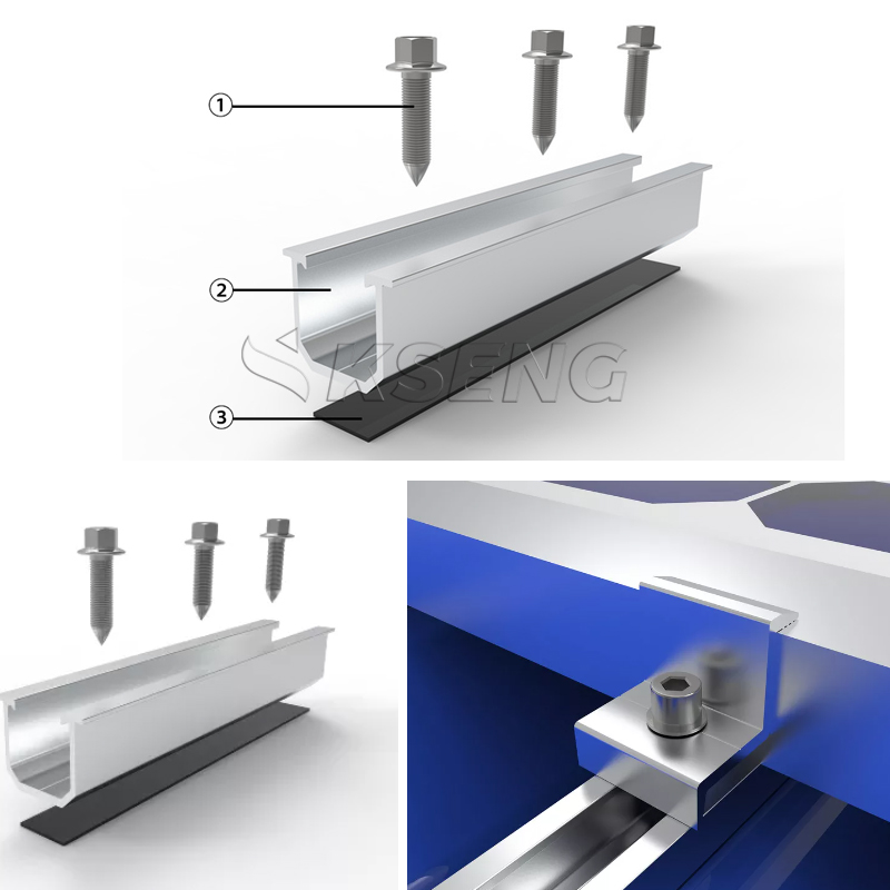 Kseng korrosionsbeständige Aluminium-Solar-Minischiene