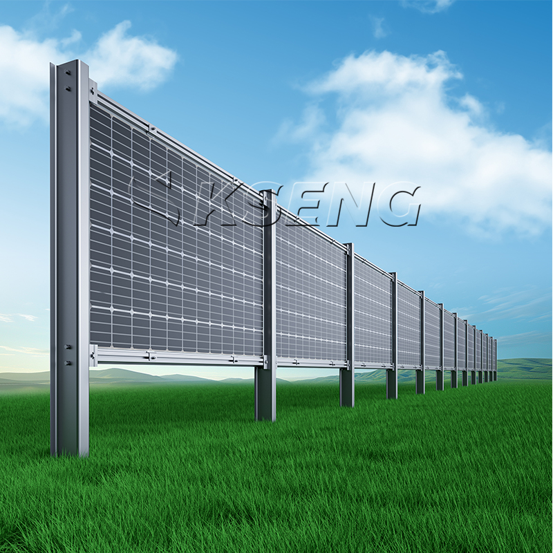 Solarpark-Rack