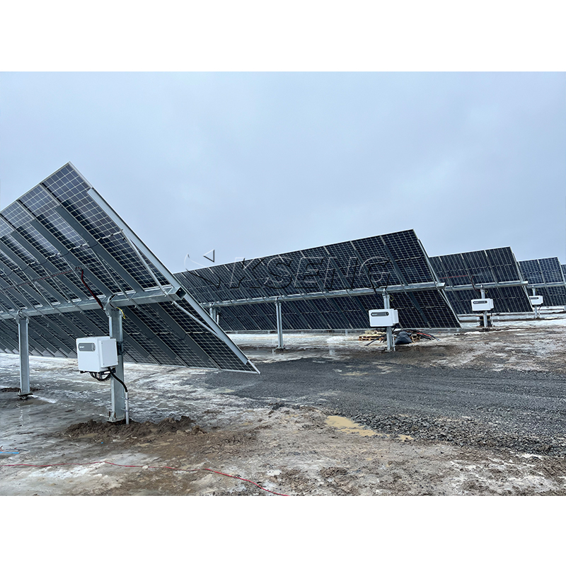 KST-2PM Single Solar Tracker 1-Achsen-Solar-Tracking-System-Montagestruktur