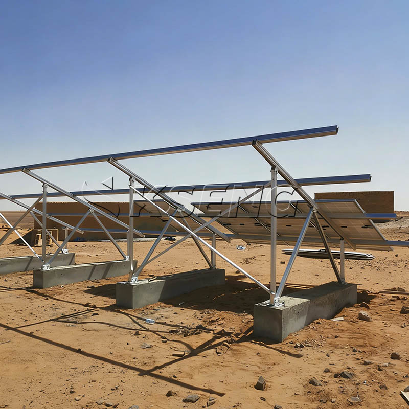 Kseng AL6005-T5 Betonfundament-Solarmontagestruktur