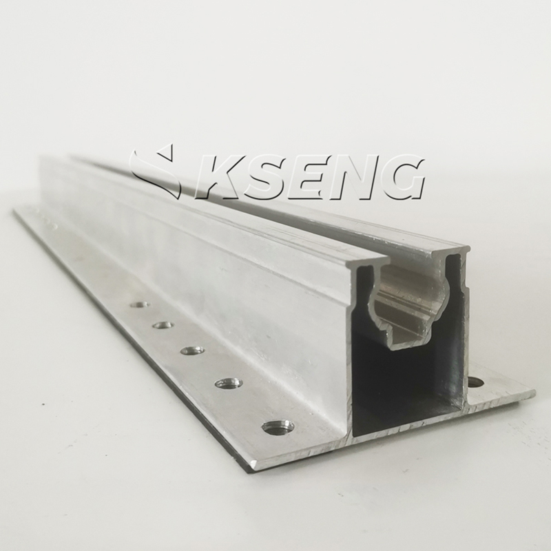 Aluminium-Solar-Mini-Schienen-Set, Metalldach-PV-Montagesystem