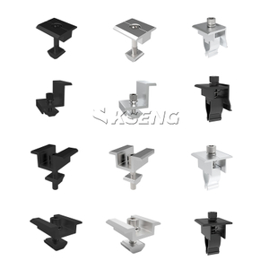 Solar-Mittelklemmen-Endklemme aus Aluminiumlegierung f&uuml;r die Montage von gerahmten Solarmodulen