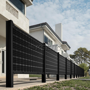 Vertikales Bodenmontagesystem f&uuml;r Sonnenkollektoren f&uuml;r Gartenz&auml;une
