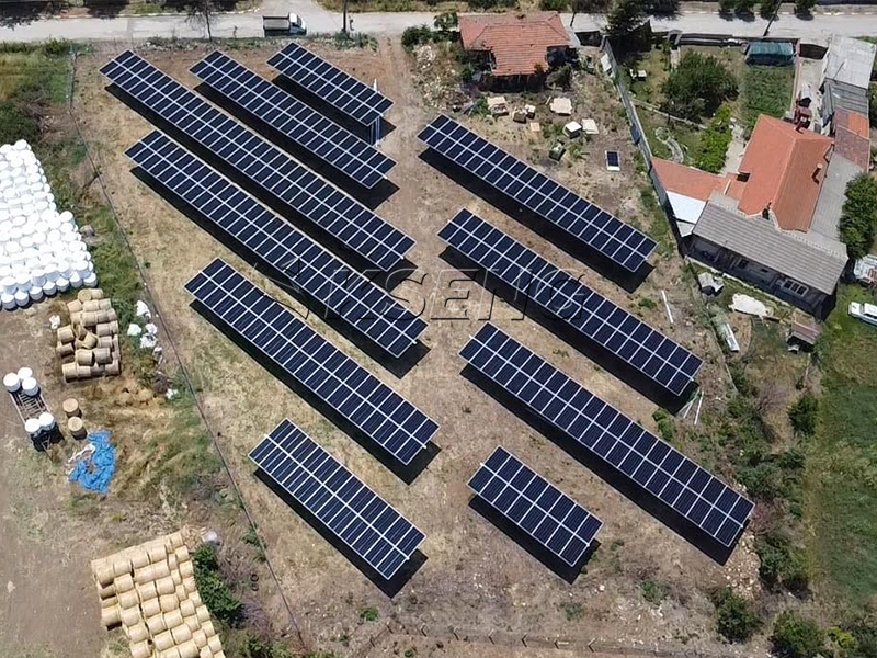 280-kW-Einachs-Tracker-Bodenprojekt in Bulgarien