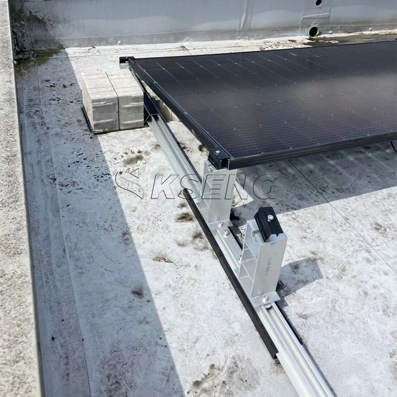 Neues Design für Solarmodule, Flachdach-Montagesystem, PV-Vorschaltgerät-Halterung