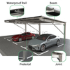 Einreihiges Solar-Carport-Montagesystem aus Kohlenstoffstahl