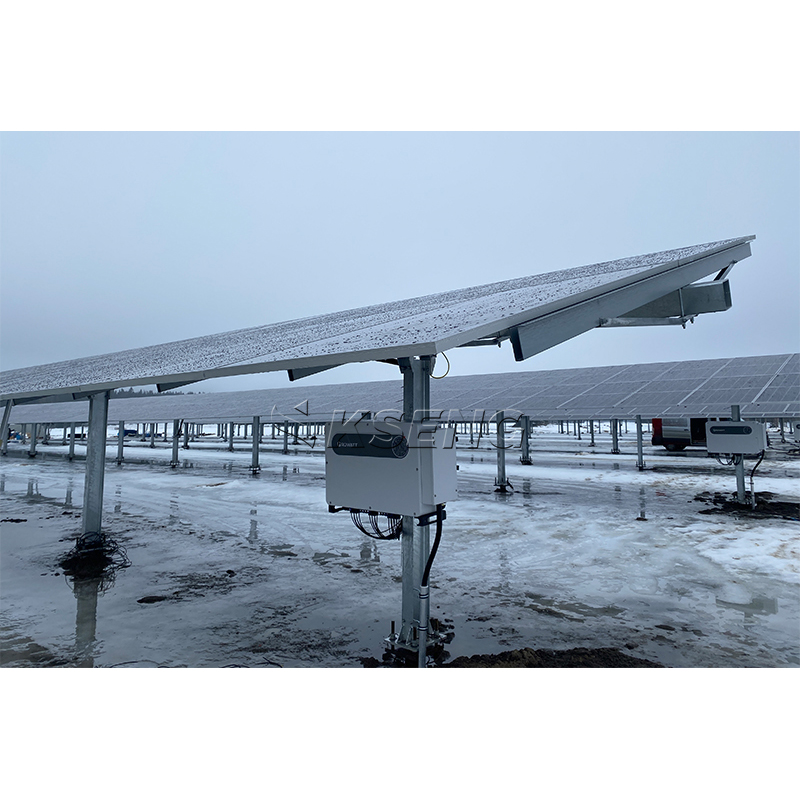 KST-2PM Single Solar Tracker 1-Achsen-Solar-Tracking-System-Montagestruktur