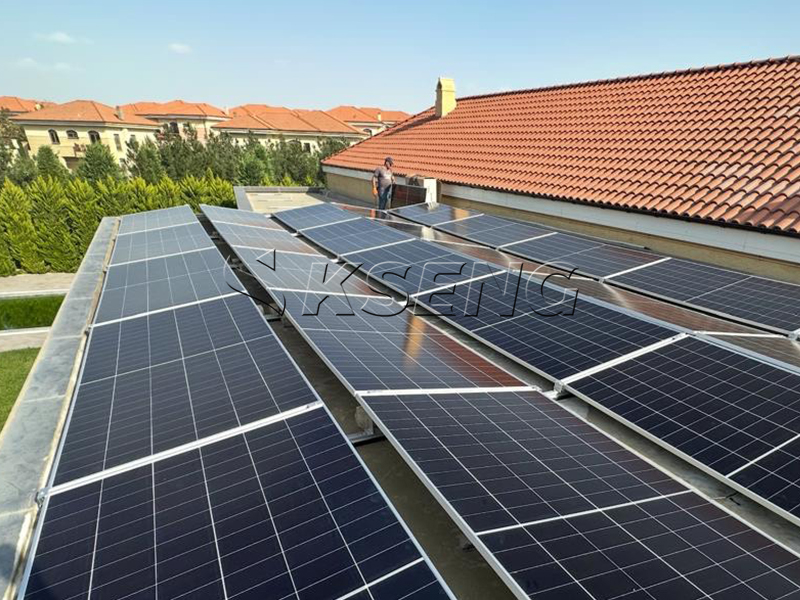 Flachdach-Solaranlage Aserbaidschan