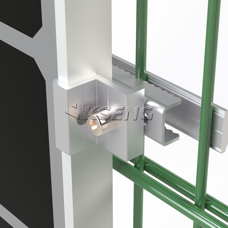 Zaun-Solar-Montageset f&uuml;r vertikale PV-Module