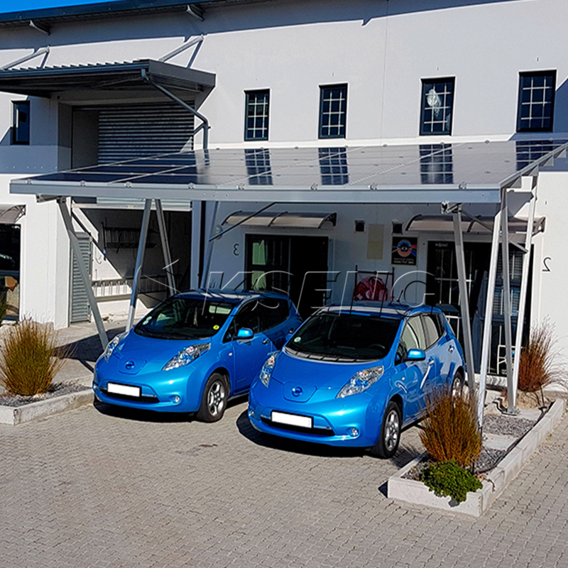 Carport mit Solarenergie