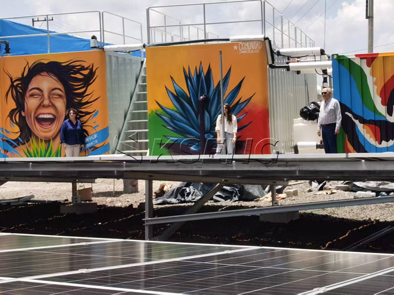 Fallstudie – Die Zn-Al-Mg-Boden-Solarhalterung von Kseng Solar erm&ouml;glicht eine nachhaltige Wasseraufbereitung in Mexiko
