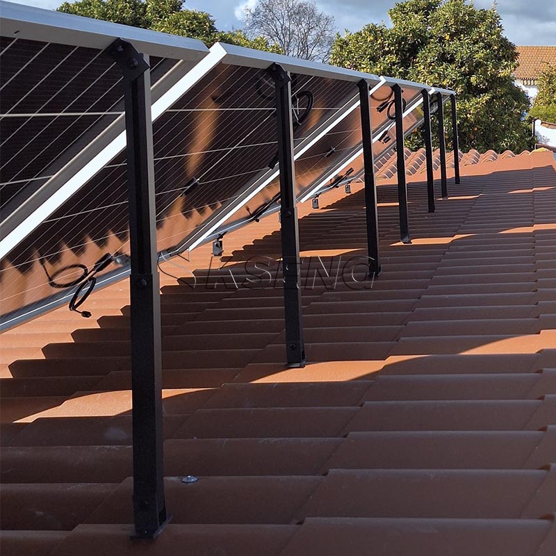 kseng-black-adjustable-solar-brackets-portugal-tile-dach-bracket-installation