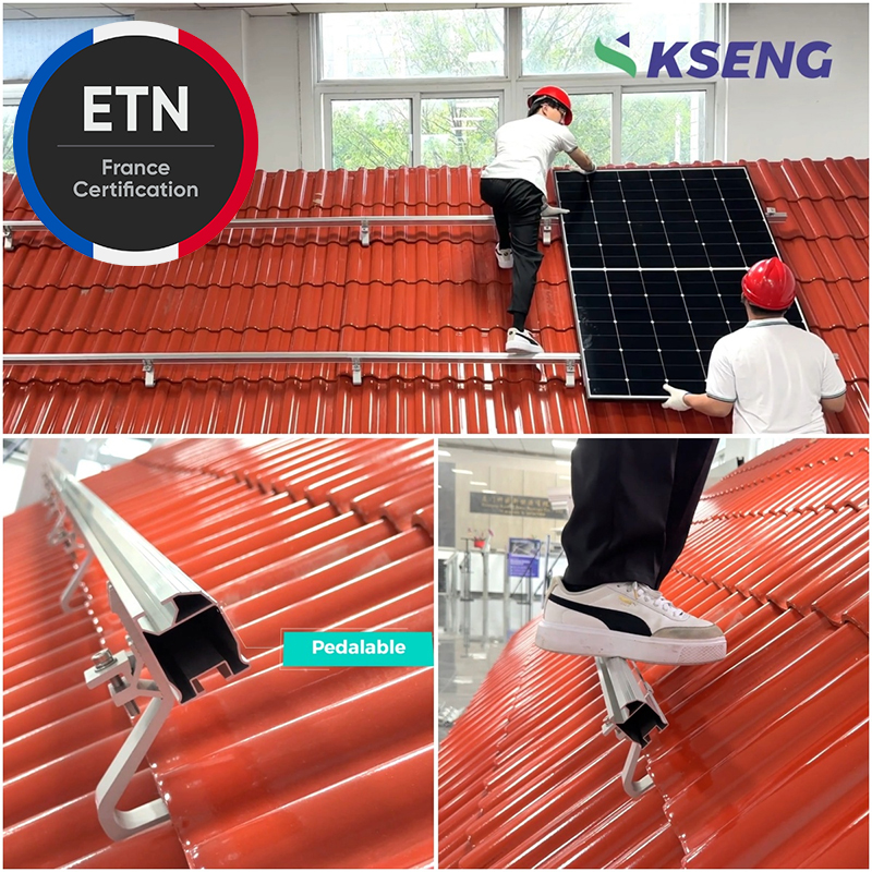 Dachhalterung f&uuml;r Solarziegel