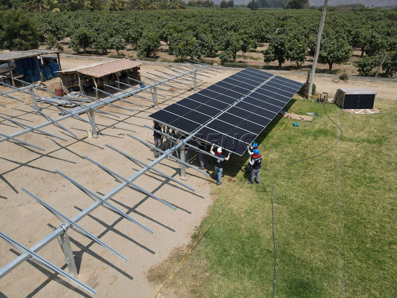 Kohlenstoffstahl-Solarstruktur