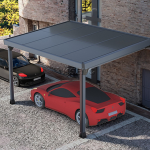 Wandmontierter Solar-Carport aus Aluminium
