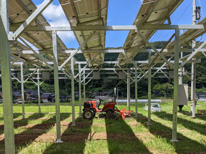 Landwirtschaftliches Bodenmontagesystem mit Zn-Al-Mg-Solarparkstruktur