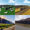 Pv-Landwirtschaftsstruktur, vertikales, bifaziales Solarzaun-Montagesystem