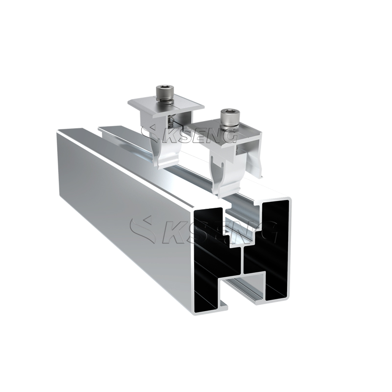 Solar-Mittelklemmen-Endklemme aus Aluminiumlegierung für die Montage von gerahmten Solarmodulen