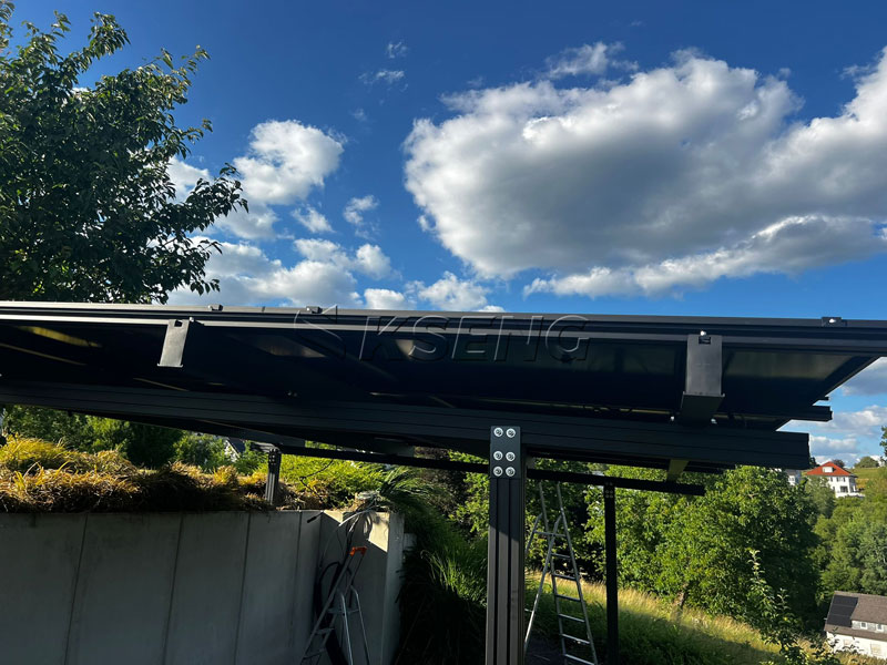 Wasserdichte Solar-Pergola