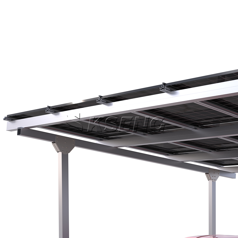 Langlebiger Solar-Carport aus Aluminium mit 10-Jahres-Garantie