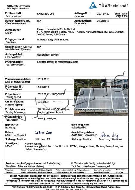 TÜV-Universal Easy Solar Halterung 3