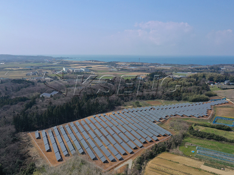 Japan Präfektur Fukui, Solar-Bodenmontagesystem 2457 kW