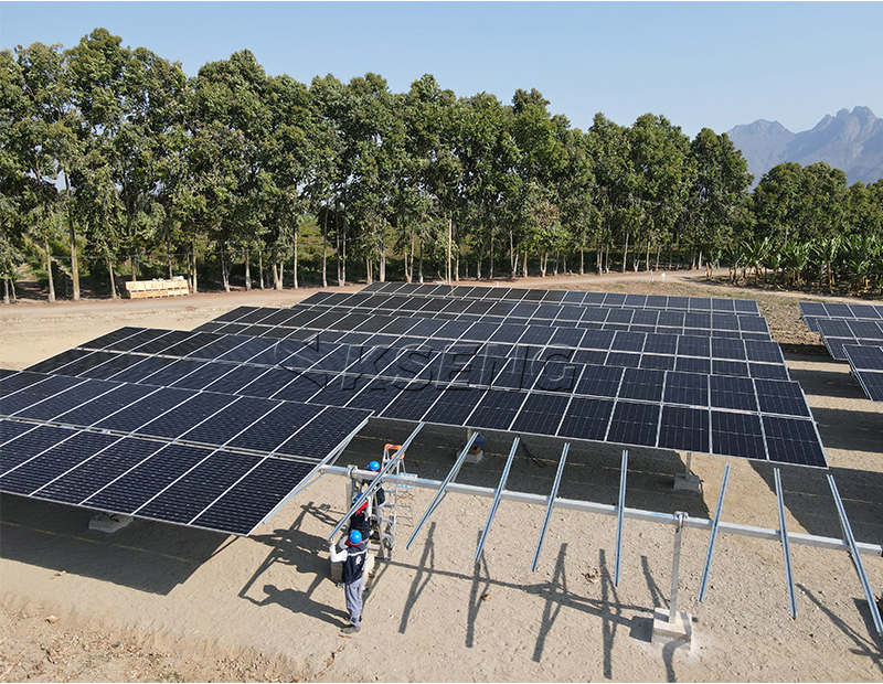Solar-Bodenmontagesystem