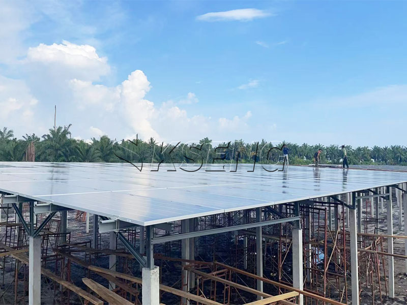 Kseng 1 MW Fisch-Solar-Erg&auml;nzungsprojekt in Malaysia: Zink-Aluminium-Magnesium-Solarhalterungsl&ouml;sung