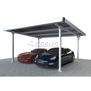 Solar-Carport-Regalsystem, wasserdichte, winddichte und langlebige Aluminiumstruktur