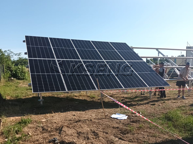Tschechisches Solar-Bodenmontagesystem-Gehäuse – 353,16 kW