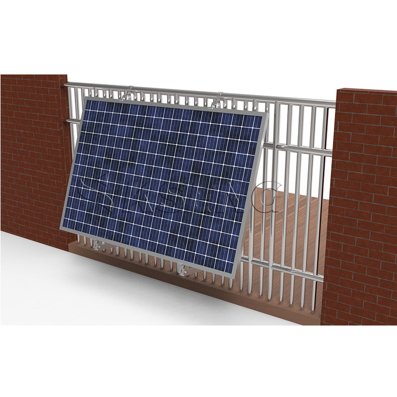 Solar-Garten-Balkon-Halterung, universelle einfache Solar-Sets für Zuhause