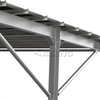 Gro&szlig;e kommerzielle wasserdichte T-Solar-Carport-Struktur aus Kohlenstoffstahl