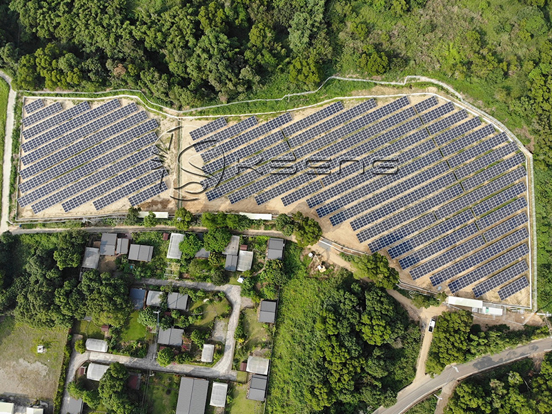 Taiwan Ground Screw Foundation Solar-Bodenmontagesystem 1,6 MW